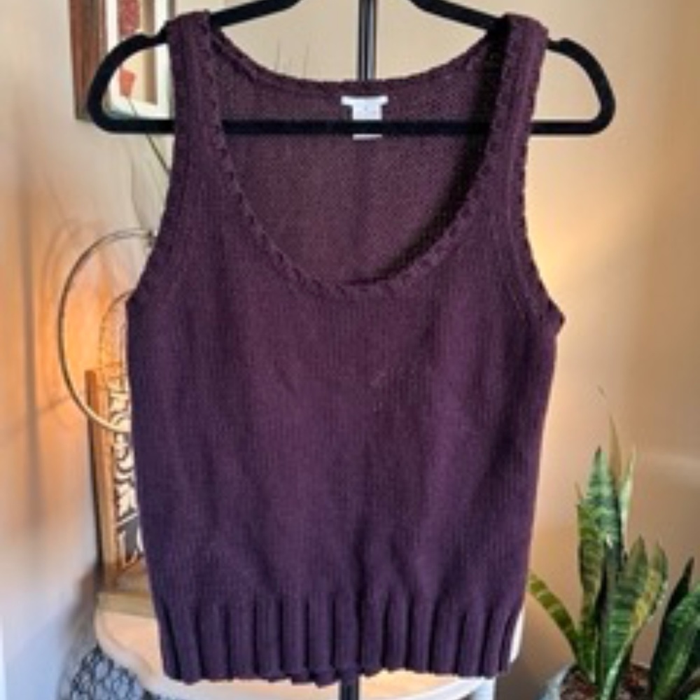 Evelyn Sweater Knit Sleeveless Top